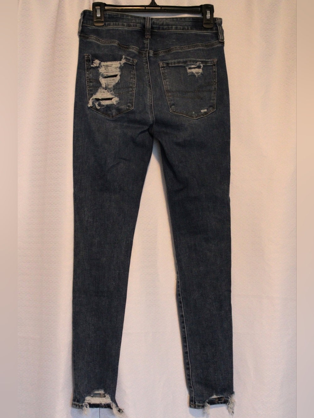 American Eagle Size 6R Distressed Cutout Denim Jeans - Picture 7 of 7